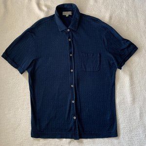 Canali Mens' Button-Down Casual Shirt